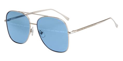 Fendi FF 0378/G/S KUF/8N Sunglasses in Palladium Silver 